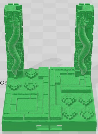 Door Frames 2 Set 2 - Aztlan 4 Reforged - Pathfinder - Dungeons & Dragons -RPG- Tabletop-Terrain-28 mm / 1"- Aether Studios