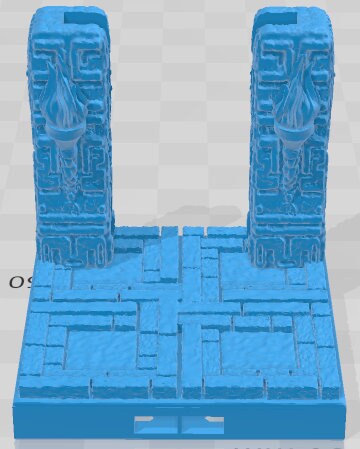 Door Frames 2 Set 3 - Aztlan 4 Reforged - Pathfinder - Dungeons & Dragons -RPG- Tabletop-Terrain-28 mm / 1"- Aether Studios