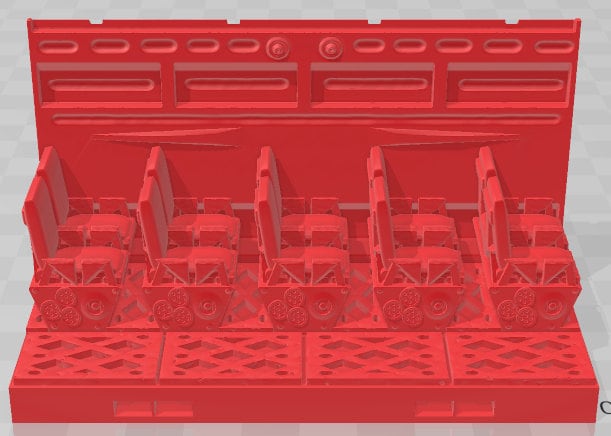 Industrial Yardwork's Passengers Cars - Electro Rail Trains -Pathfinder-Dungeons&Dragons-RPG-Tabletop-Terrain-28mm/1-AetherStudios