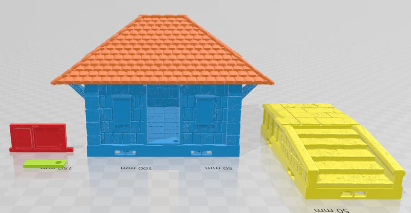 Idasiel Station - Electro Rail Trains -Pathfinder-Dungeons&Dragons-RPG-Tabletop-Terrain-28mm-AetherStudios