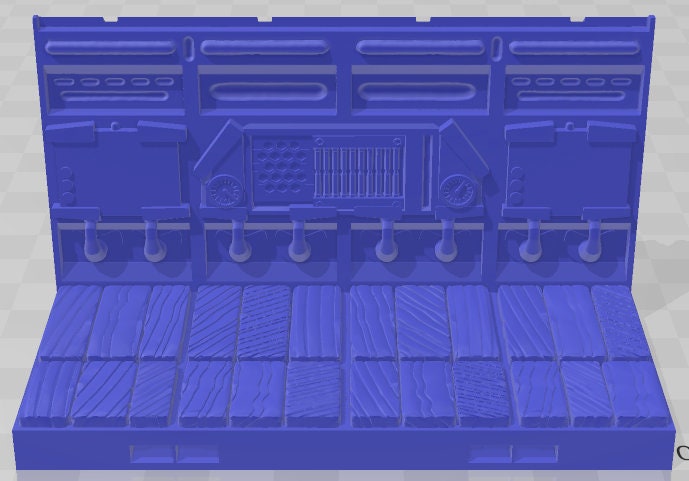 Clan Onasan Line Normal Car Sides - Electro Rail Trains -Pathfinder-Dungeons&Dragons-RPG-Tabletop-Terrain-28mm-AetherStudios