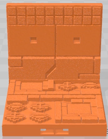 Peg Walls - Aztlan 3 Reforged B - Pathfinder - Dungeons & Dragons -RPG- Tabletop-Terrain - 28 mm / 1"- Aether Studios