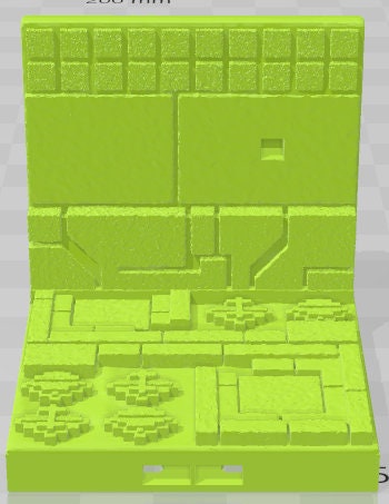 Peg Walls - Aztlan 3 Reforged B - Pathfinder - Dungeons & Dragons -RPG- Tabletop-Terrain - 28 mm / 1"- Aether Studios