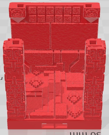 Walls - Aztlan 3 Reforged B - Pathfinder - Dungeons & Dragons -RPG- Tabletop-Terrain - 28 mm / 1"- Aether Studios