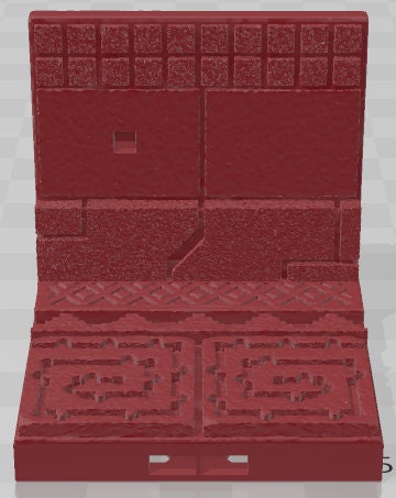 Peg Walls - Aztlan 3 Reforged C - Pathfinder - Dungeons & Dragons -RPG- Tabletop-Terrain - 28 mm / 1"- Aether Studios