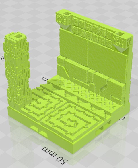 Pillars - Aztlan 3 Reforged B - Set 2 - Pathfinder - Dungeons & Dragons -RPG- Tabletop-Terrain - 28 mm / 1"- Aether Studios