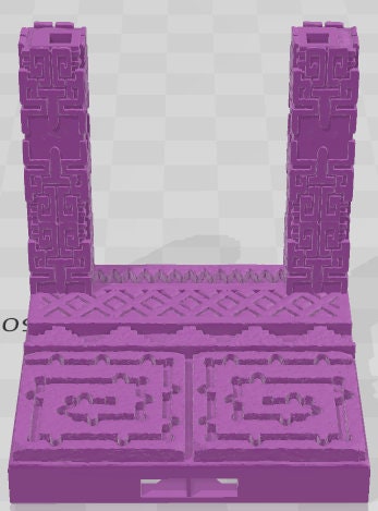 Pillars - Aztlan 3 Reforged B - Pathfinder - Dungeons & Dragons -RPG- Tabletop-Terrain - 28 mm / 1"- Aether Studios