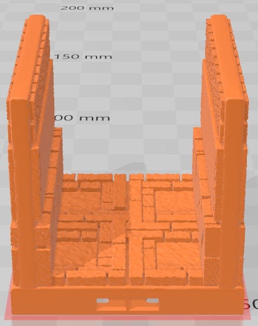 A Floor Corridors - Aztlan 3 Reforged - Pathfinder - Dungeons & Dragons -RPG- Tabletop-Terrain - 28 mm / 1"- Aether Studios