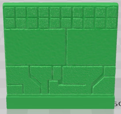 Normal Walls Set 1 - Aztlan Clip On - Pathfinder - Dungeons & Dragons -RPG- Tabletop-Terrain - 28 mm / 1"- Aether Studios