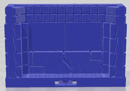 Short And Long Walls - Aztlan Clip On - Pathfinder - Dungeons & Dragons -RPG- Tabletop-Terrain - 28 mm / 1"- Aether Studios