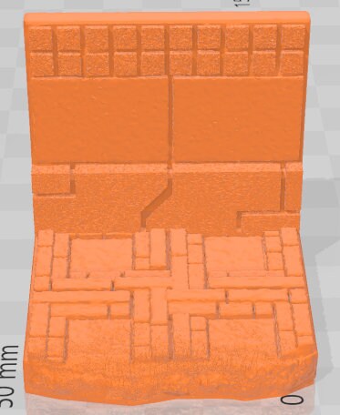 Ruins Set 2 - Aztlan 6 Swamped A - Pathfinder - Dungeons & Dragons -RPG- Tabletop-Terrain - 28 mm / 1"- Aether Studios