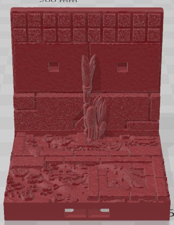 Peg Walls - Aztlan 6 Swamped B - Pathfinder - Dungeons & Dragons -RPG- Tabletop-Terrain - 28 mm / 1"- Aether Studios