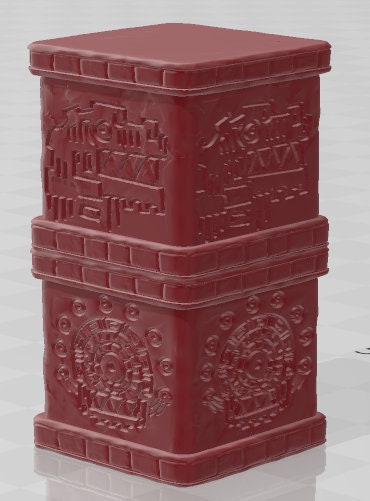 Scatter Pillars - Aztlan 6 Swamped - Pathfinder - Dungeons & Dragons -RPG- Tabletop-Terrain - 28 mm / 1"- Aether Studios