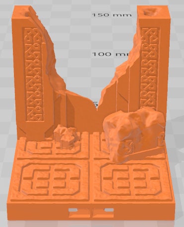 Ruins Set 1 - Dwarven Clan - Pathfinder - Dungeons & Dragons -RPG- Tabletop-Terrain - 28 mm / 1"- Aether Studios