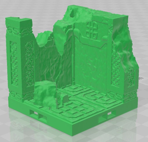 Ruins Set 1 - Dwarven Clan - Pathfinder - Dungeons & Dragons -RPG- Tabletop-Terrain - 28 mm / 1"- Aether Studios