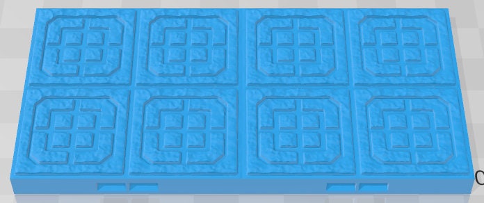 2x2 Tile Floors - Dwarven Kingdom - Pathfinder - Dungeons & Dragons -RPG- Tabletop-Terrain - 28 mm / 1"- Aether Studios