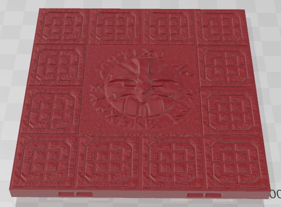 4x4 Tile Floors - Dwarven Kingdom - Pathfinder - Dungeons & Dragons -RPG- Tabletop-Terrain - 28 mm / 1"- Aether Studios
