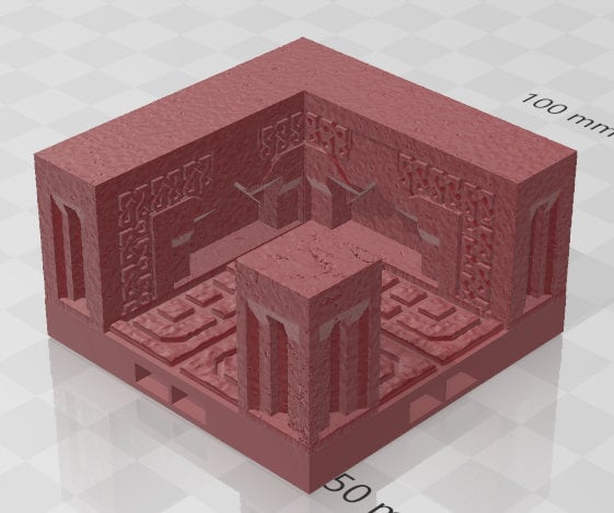 HPT 2x2 Tile Set 1 - Dwarven Half Sized Kingdom - Pathfinder - Dungeons & Dragons -RPG- Tabletop-Terrain - 28 mm / 1"- Aether Studios
