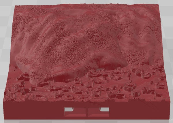 Raised Mud Slopes Set 1 - Swamp of Sorrows - Pathfinder - Dungeons & Dragons -RPG- Tabletop-Terrain-28 mm / 1"- Aether Studios