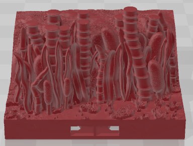 Raised Mud Slopes Set 2 - Swamp of Sorrows - Pathfinder - Dungeons & Dragons -RPG- Tabletop-Terrain-28 mm / 1"- Aether Studios