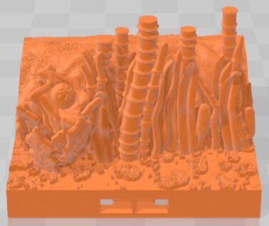 Raised Mud Slopes Set 2 - Swamp of Sorrows - Pathfinder - Dungeons & Dragons -RPG- Tabletop-Terrain-28 mm / 1"- Aether Studios