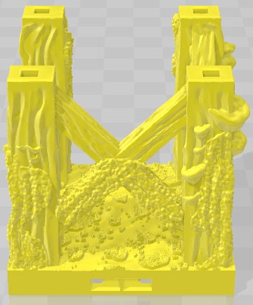 Swamp Shack Raised Piers - Swamp of Sorrows - Pathfinder - Dungeons & Dragons -RPG- Tabletop-Terrain-28 mm / 1"- Aether Studios