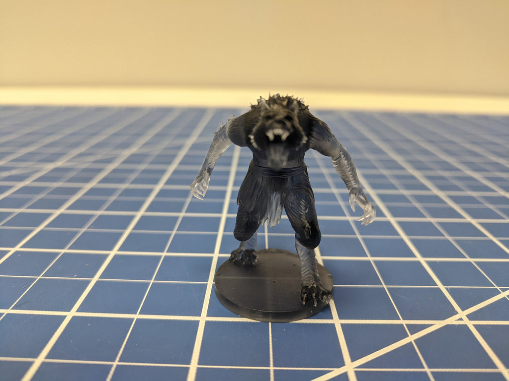 Werewolf Mini - DND - Pathfinder - Dungeons & Dragons - RPG - Tabletop
