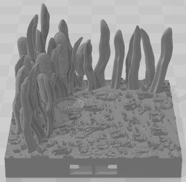 Brackish Reed Walls Set 2 - Swamp of Sorrows - Pathfinder - Dungeons & Dragons -RPG- Tabletop-Terrain-28 mm/1-AetherStudios