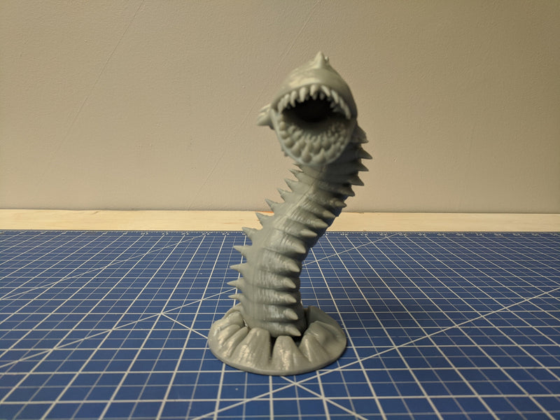 Purple Worm Mini - DND - Pathfinder - Dungeons & Dragons - RPG - Tabletop - mz4250- Miniature-28mm-1"Scale