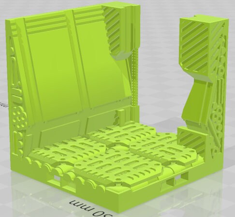 Passageways Set 1 - Space Ships 3 - Pathfinder - Dungeons & Dragons -RPG- Tabletop-Terrain-28 mm/1-AetherStudios