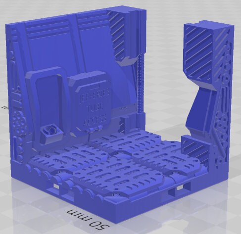 Passageways Set 1 - Space Ships 3 - Pathfinder - Dungeons & Dragons -RPG- Tabletop-Terrain-28 mm/1-AetherStudios