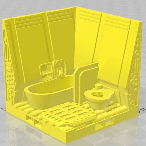 Crew Quarters Set 2 - Space Ships 3 - Pathfinder - Dungeons & Dragons -RPG- Tabletop-Terrain-28 mm/1-AetherStudios