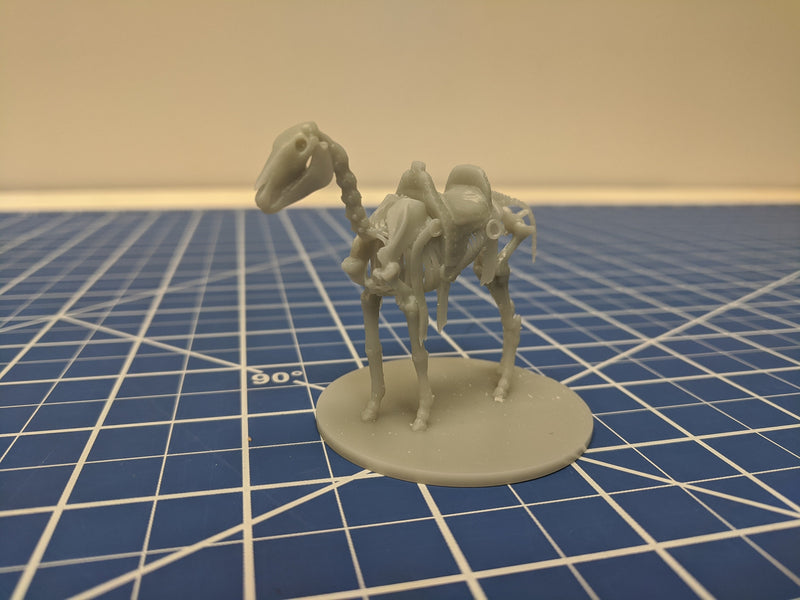 Skeleton Warhorse Mini - DND - Pathfinder - Dungeons & Dragons - RPG - Tabletop - mz4250- Miniature-28mm-1"Scale