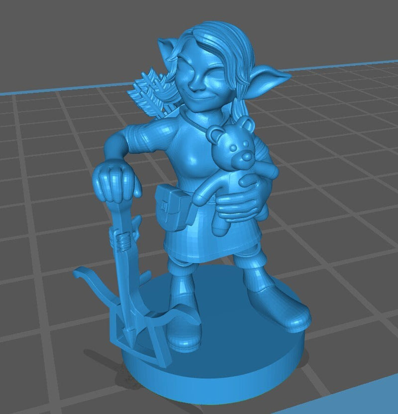 Goblin Rogue Mini - DND - Pathfinder - Dungeons & Dragons - RPG - Tabletop - mz4250- Miniature-28mm-1"Scale