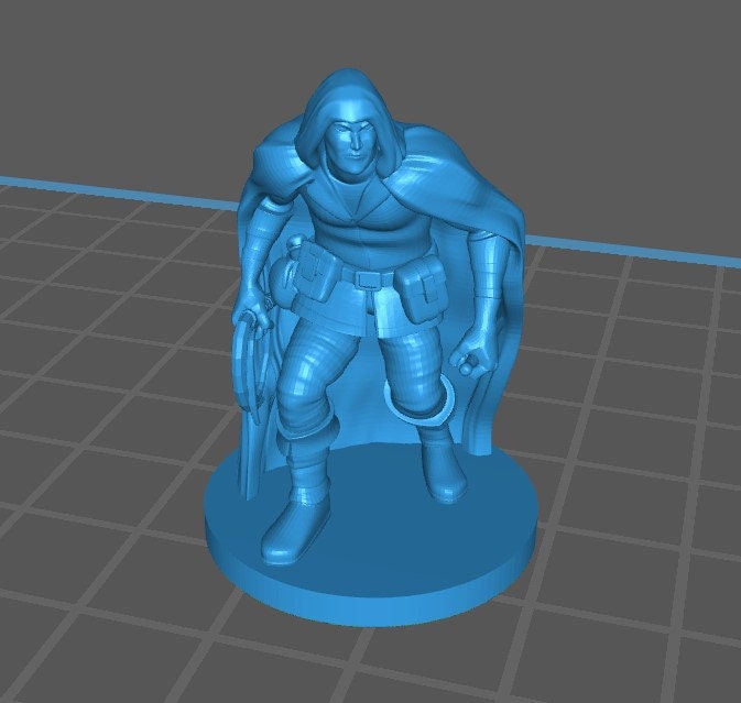 Human Rogue Mini Pack 2 - DND - Pathfinder - Dungeons & Dragons - RPG - Tabletop - mz4250- Miniature-28mm-1"Scale