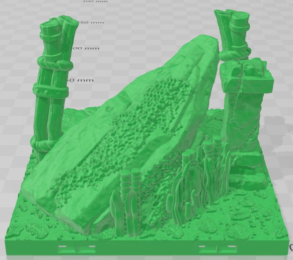 Scarlletfens Large Stones Set 3  - Swamp of Sorrows - Pathfinder - Dungeons & Dragons -RPG- Tabletop-Terrain-28 mm / 1"- Aether Studios