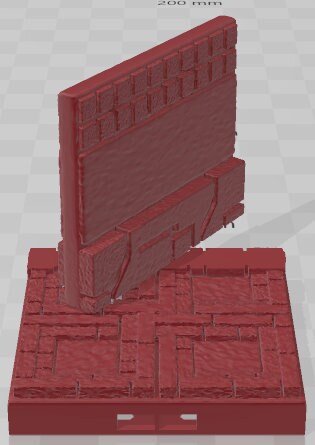 Wall 5 Secret Doors  - Aztlan - Pathfinder - Dungeons & Dragons -RPG- Tabletop-Terrain-28 mm / 1"- Aether Studios