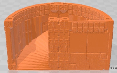 Doomball Ramp - Aztlan - Pathfinder - Dungeons & Dragons -RPG- Tabletop-Terrain-28 mm / 1"- Aether Studios