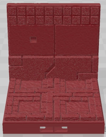 Peg Wall Tiles - Aztlan 2 Reforged - Pathfinder - Dungeons & Dragons -RPG- Tabletop-Terrain-28 mm / 1"- Aether Studios