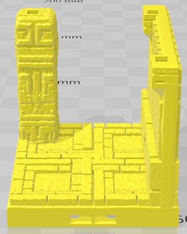 Pillars Style 4 Set 1 - Aztlan 2 Reforged - Pathfinder - Dungeons & Dragons -RPG- Tabletop-Terrain-28 mm / 1"- Aether Studios