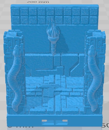 Side Doors - Aztlan 2 Reforged - Pathfinder - Dungeons & Dragons -RPG- Tabletop-Terrain-28 mm / 1"- Aether Studios