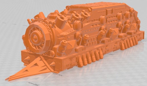 Vrai Foundry Engine - Electro Rail Trains -Pathfinder-Dungeons&Dragons-RPG-Tabletop-Terrain-28mm-AetherStudios