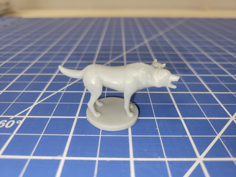 Death Dog Mini - DND - Pathfinder - Dungeons & Dragons - RPG - Tabletop - mz4250- Miniature - 28 mm - 1" Scale