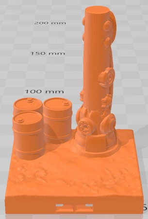 Dinoblood Derricks Tiles Set 1 - Fantasy Village -Pathfinder-Dungeons&Dragons-RPG-Tabletop-Terrain-28mm-AetherStudios