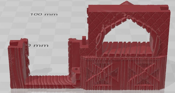 Elven Buildings Set 2 - Fantasy Village -Pathfinder-Dungeons&Dragons-RPG-Tabletop-Terrain-28mm-AetherStudios