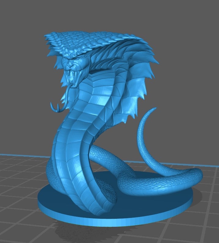 Spirit Naga Mini - DND - Pathfinder - Dungeons & Dragons - RPG - Tabletop - mz4250- Miniature-28mm-1"Scale