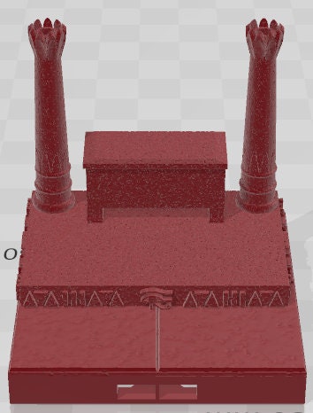 Pharaoh 5 Pillars And Floors Set 1 - Pharaoh -Pathfinder-Dungeons&Dragons-RPG-Tabletop-Terrain-28mm-AetherStudios