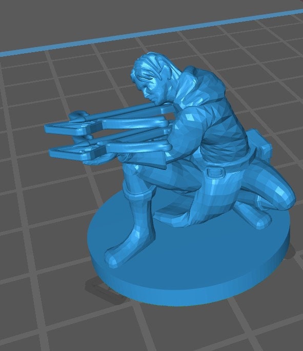 Pathfinder Ranger Crossbow Human Rangers with Crossbows Mini - DND - Pathfinder - Dungeons & Drag