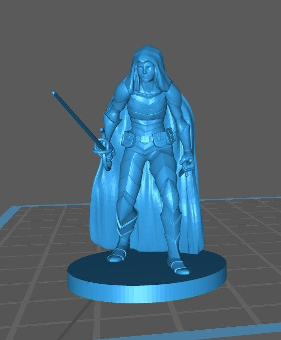 Other Races Rogue Mini - DND - Pathfinder - Dungeons & Dragons - RPG - Tabletop - mz4250- Miniature-28mm-1"Scale