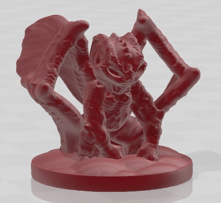 Feyling Gargoyle 25mm - Seraphim 11 -Pathfinder-Dungeons&Dragons-RPG-Tabletop-Terrain-28mm-AetherStudios